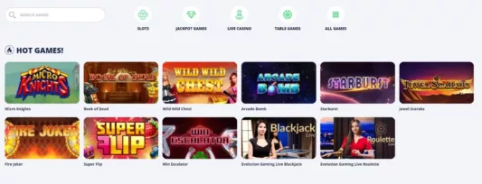 Casino Room popular games