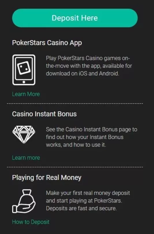 Pokerstars Casino App