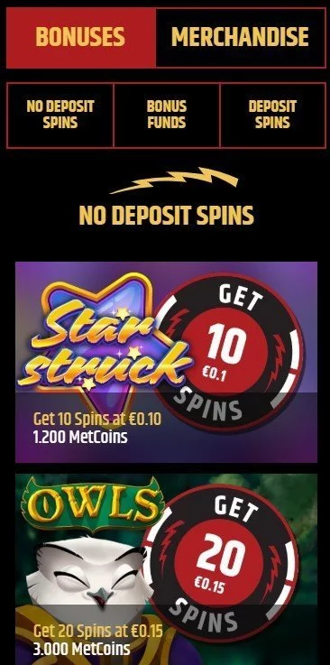 Metal Casino merch room screenshot