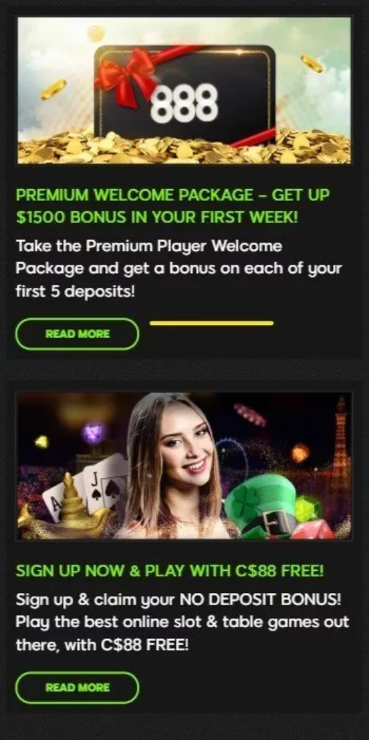 888 casino promotions