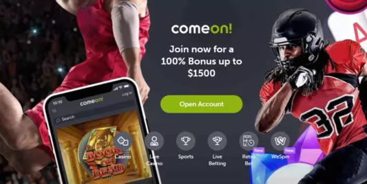 comeon casino welcome bonus