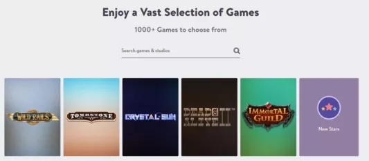 Wishmaker Casino Games Screenshot