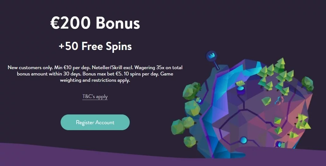 Wishmaker Casino Welcome Bonus Screenshot