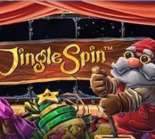 Jingle Spin Slot Logo
