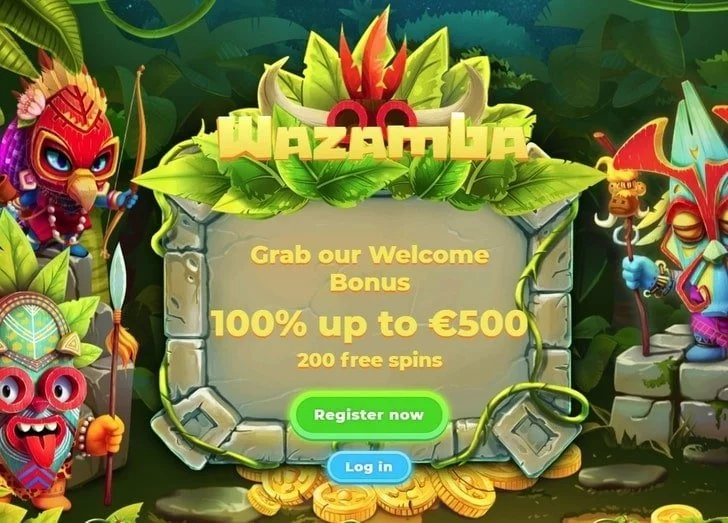 Wazamba Casino - Welcome Bonus Screenshot-min