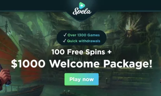 Spela Casino - Welcome Package Screenshot