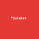 Zulabet logo white text on red background