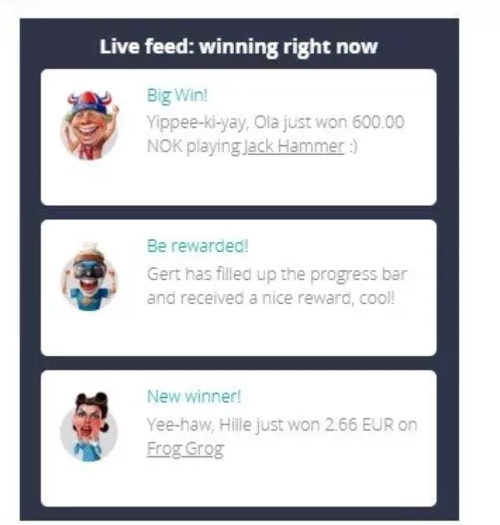 Chanz Casino live feed screenshot