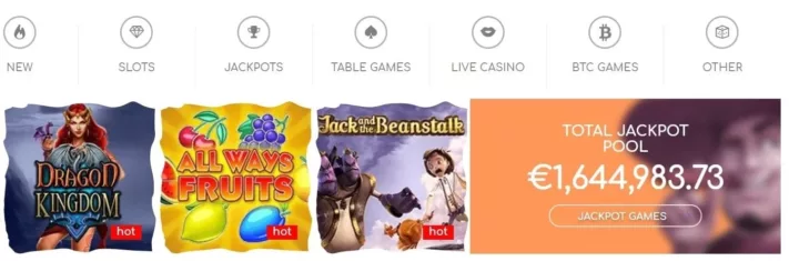 Loki Casino Games Page Screenshot-min