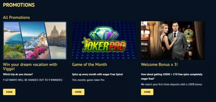 Viggoslots promotions screenshot-min