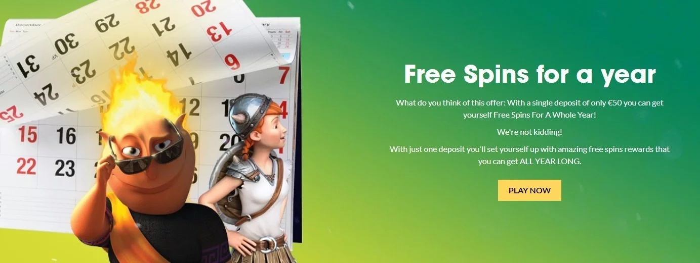 44Aces Free Spins Promotion Screenshot