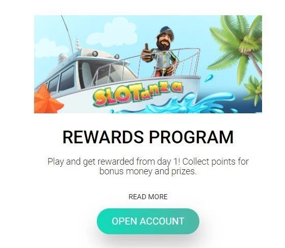 slotanza rewards program