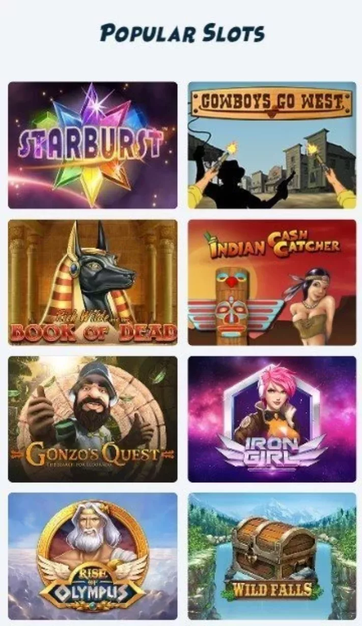 Svenbet Casino popular slots