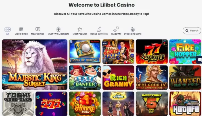 lilibet casino games