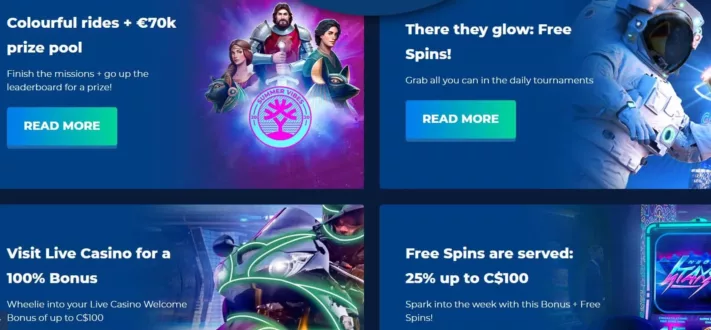 Casino Planet promotions