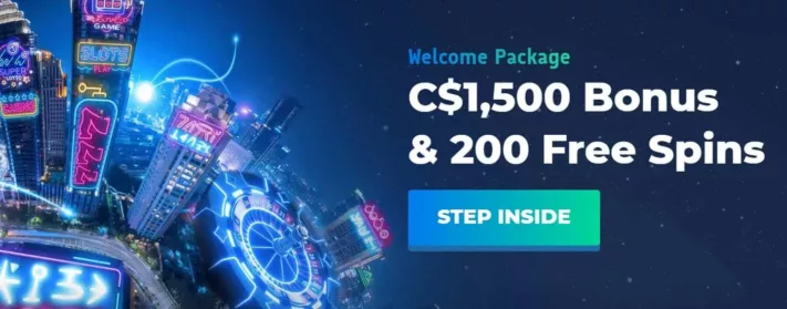 Casino Planet welcome package