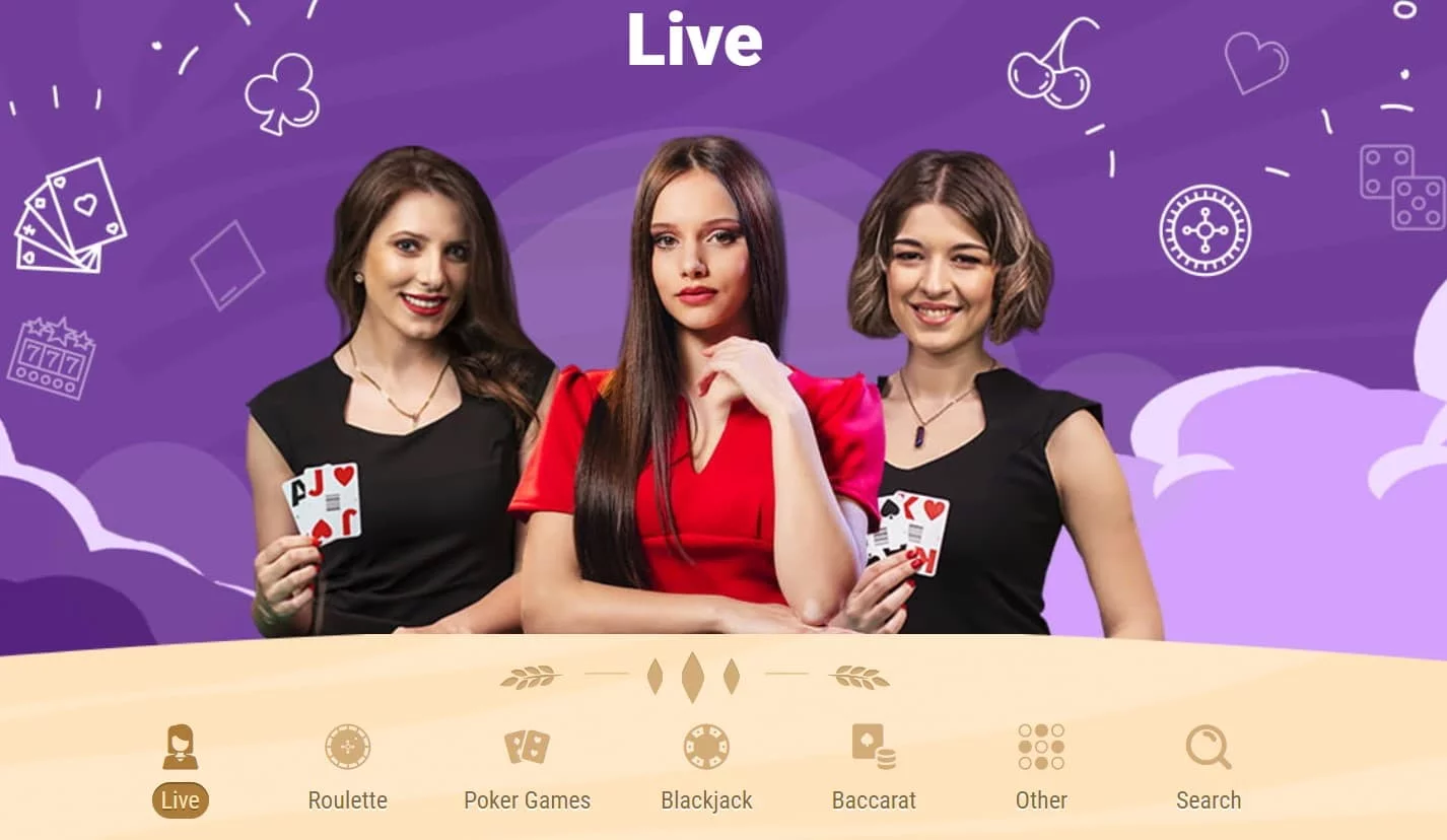 Cookie Casino live games