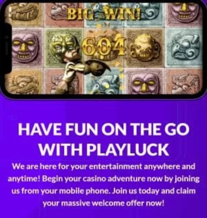 Playluck Casino mobile