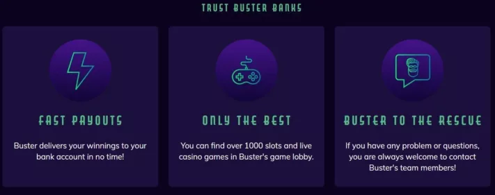 Buster Banks incentives