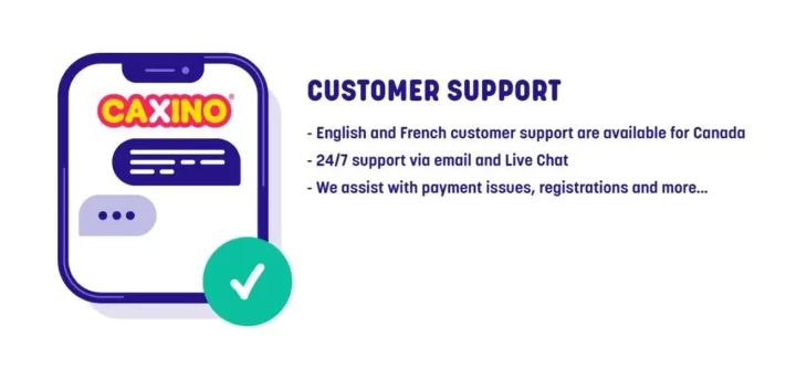 Caxino Casino customer support