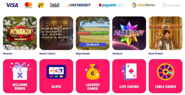 Caxino Casino games