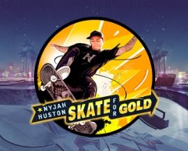 Nyjah Huston Skate for Gold 270 x 218 logo