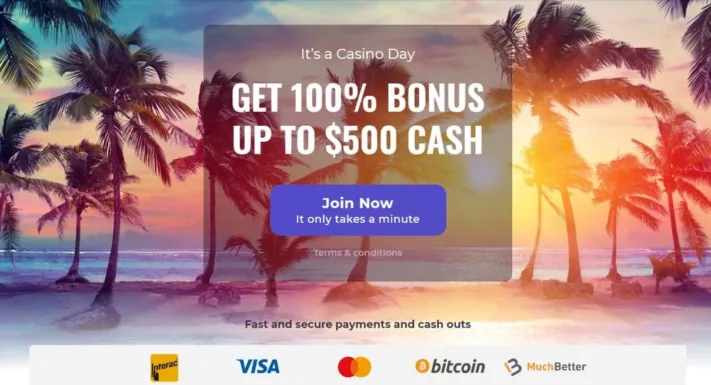 Casino Days welcome bonus-min