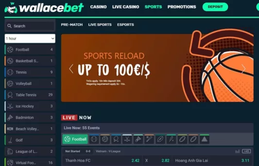 wallacebet sports