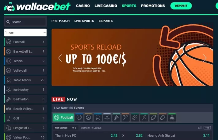 wallacebet sports