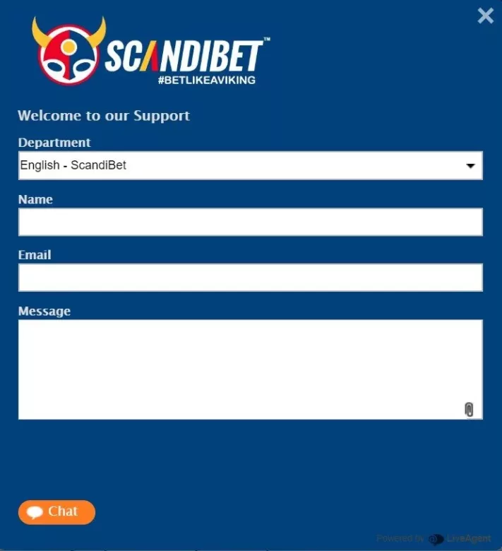 Scandibet Live Chat