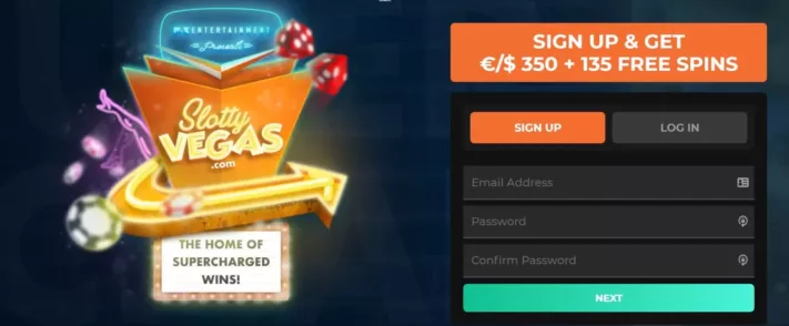 slotty vegas casino welcome bonus
