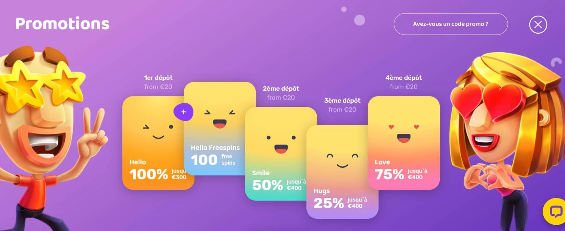 emojino casino promotions-min