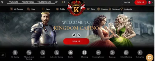kingdom casino welcome banner-min