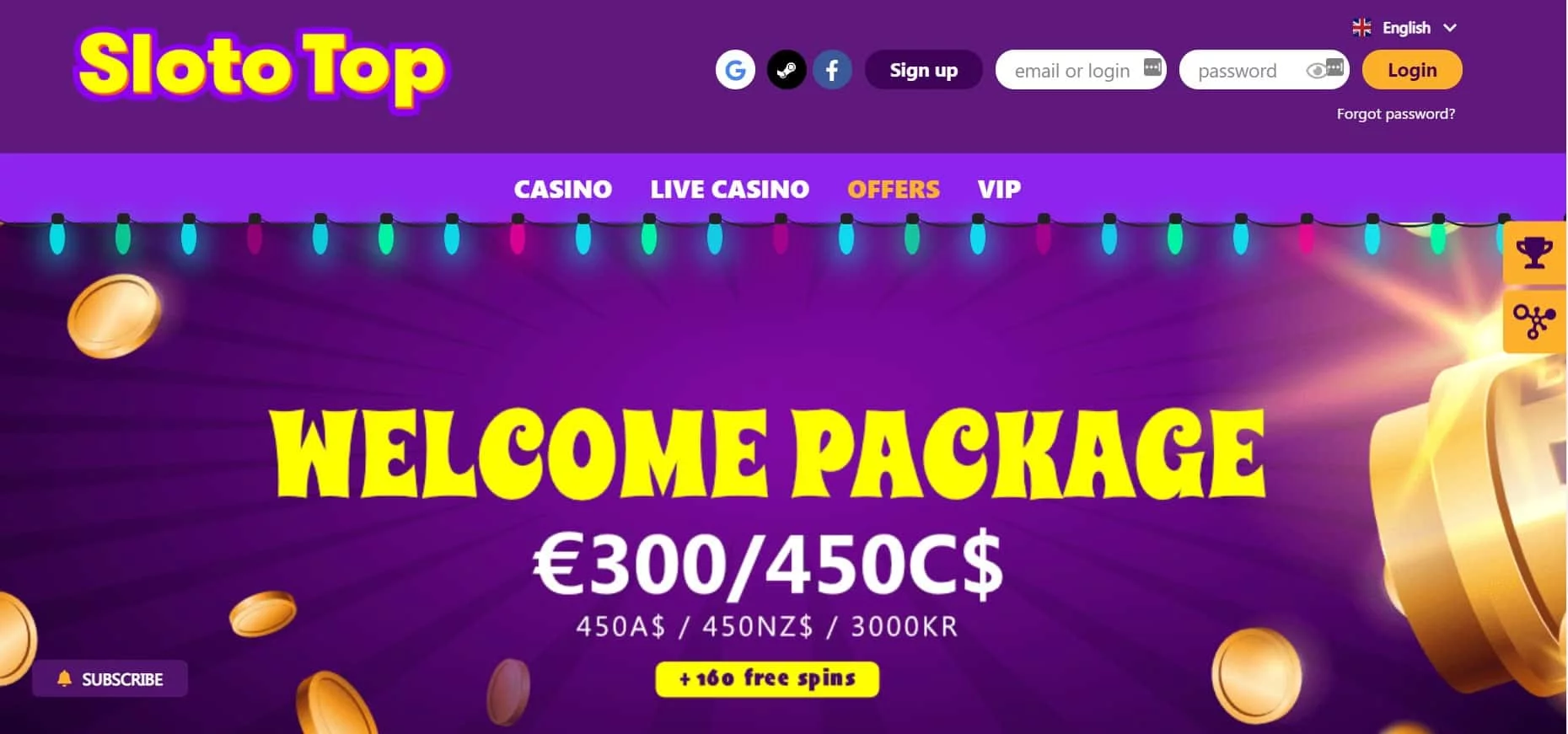 slototop casino welcome package-min