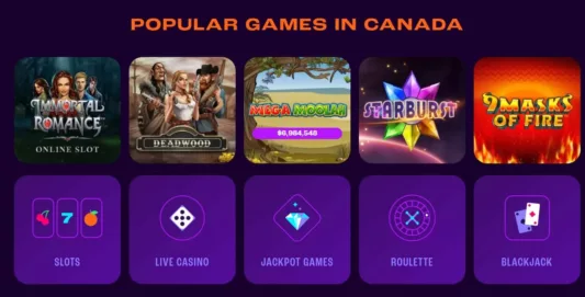 wheelz casino popular games canada-min