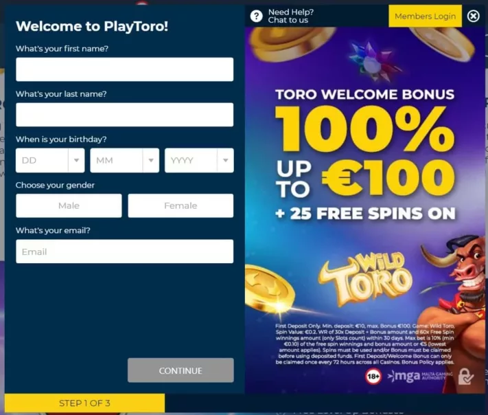 playtoro casino login-min