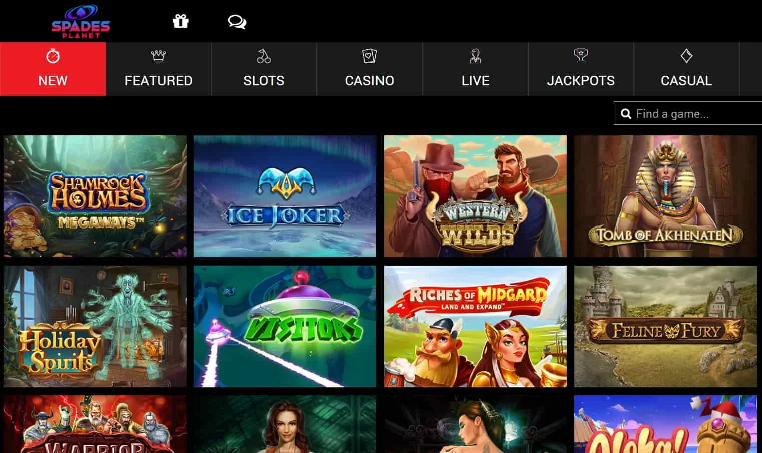 spades planet games lobby-min