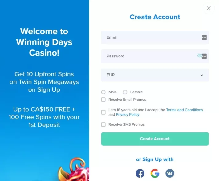 winning days casino login-min