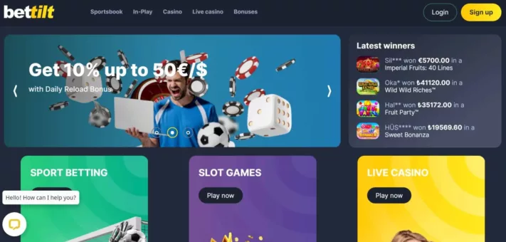 bettilt casino home page-min