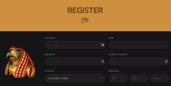 horus casino login