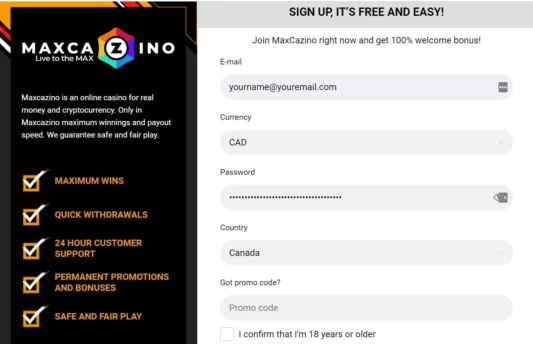 max cazino login-min