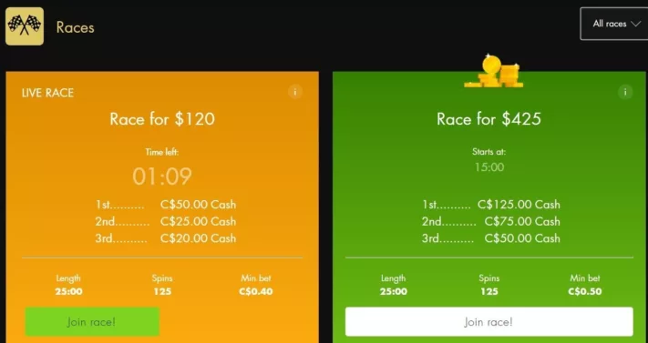 rich casino races-min
