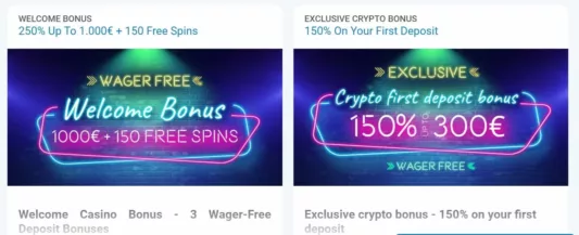 vegaz casino bonuses-min