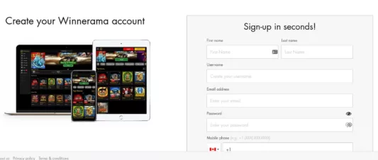 winnerama casino login-min
