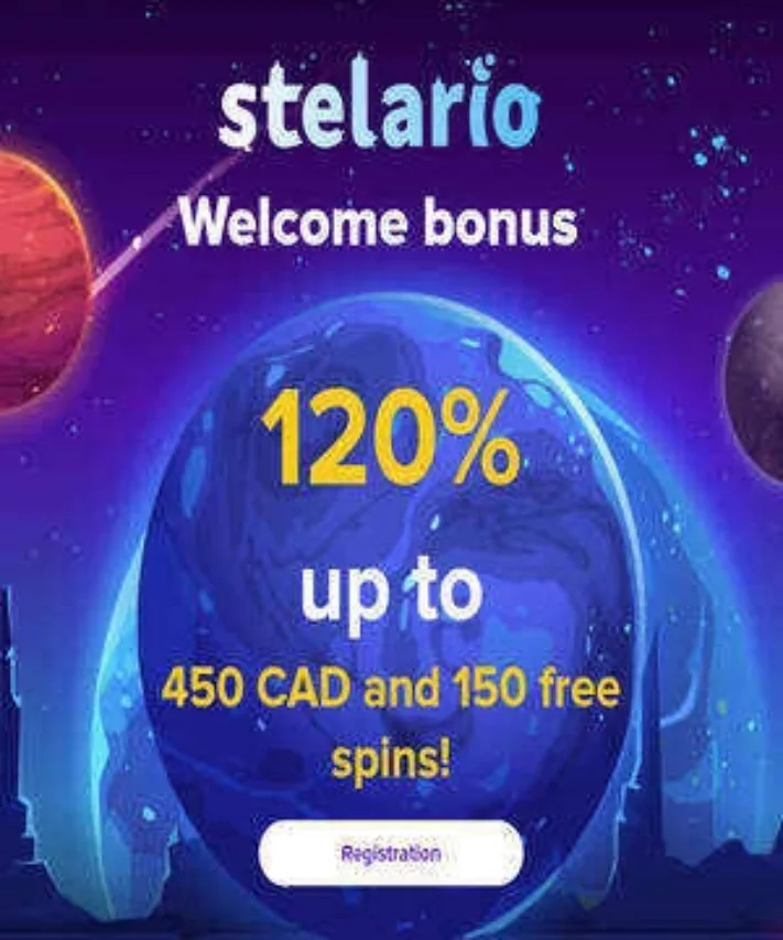 stelario casino welcome bonus