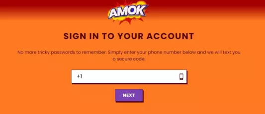 amok casino login