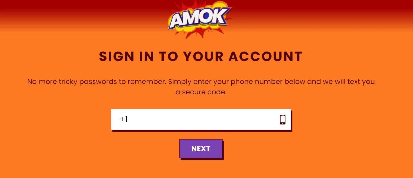 amok casino login