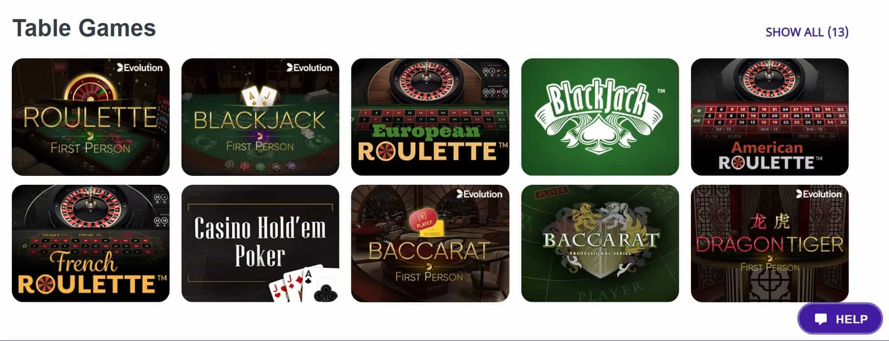 high5 casino table games-min