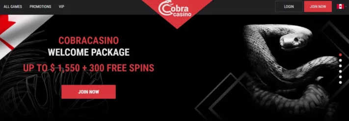 cobra casino welcome bonus