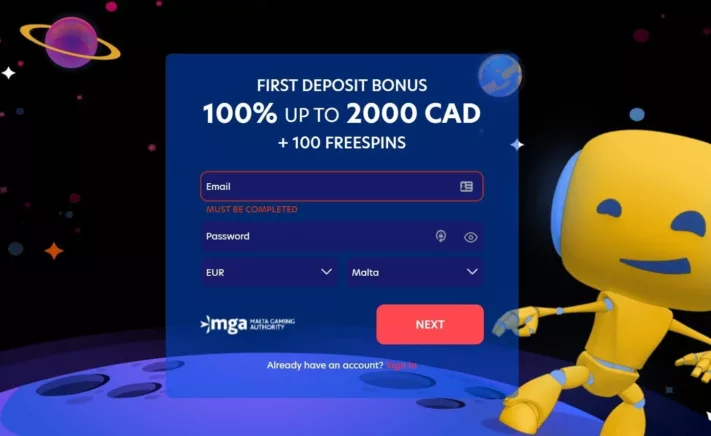 evospin casino welcome bonus-min